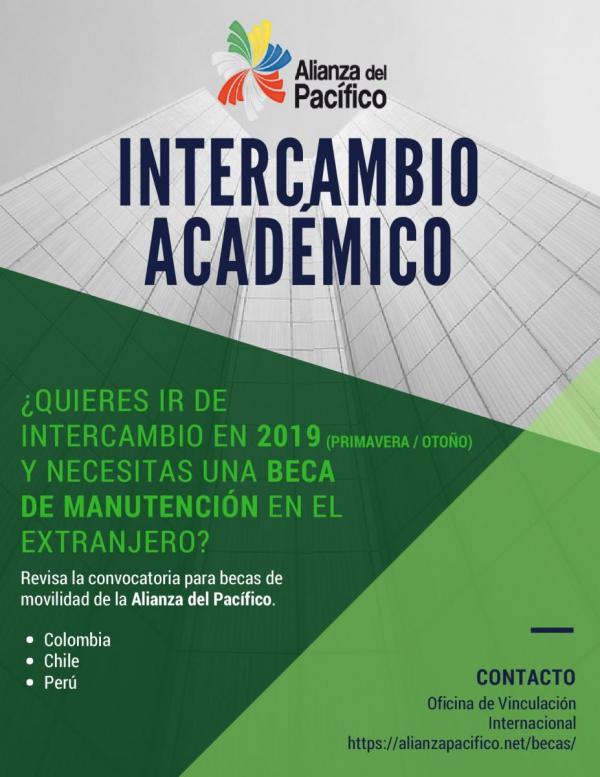 Beca de manutención Alianza del Pacífico