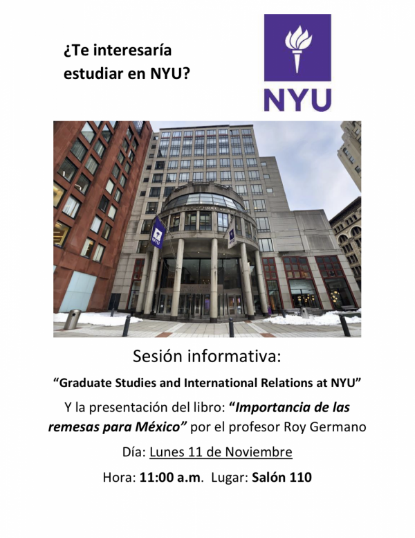 Sesión Informativa "NYU"