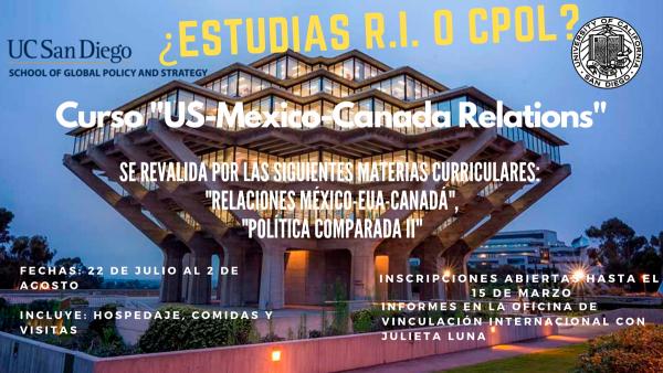 Curso "US-Mexico-Canada Relations"
